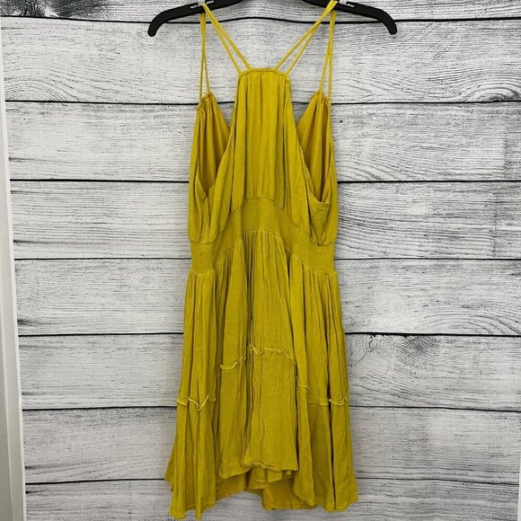 Jack by BB Dakota Yellow Sleeveless Sundress, Size M - Picture 2 of 4